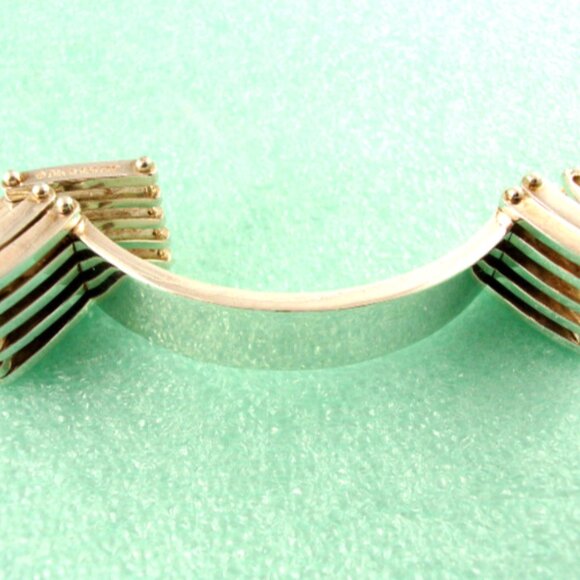 Tiffany & Co Gatelink  I.D. Bracelet 18K Gold & Sterling Silver Rare - Picture 4 of 5